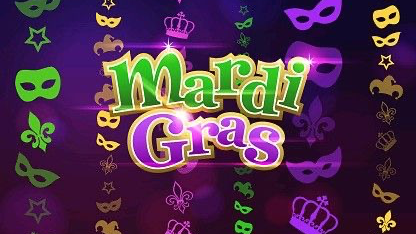 Mardi Grasのバナー