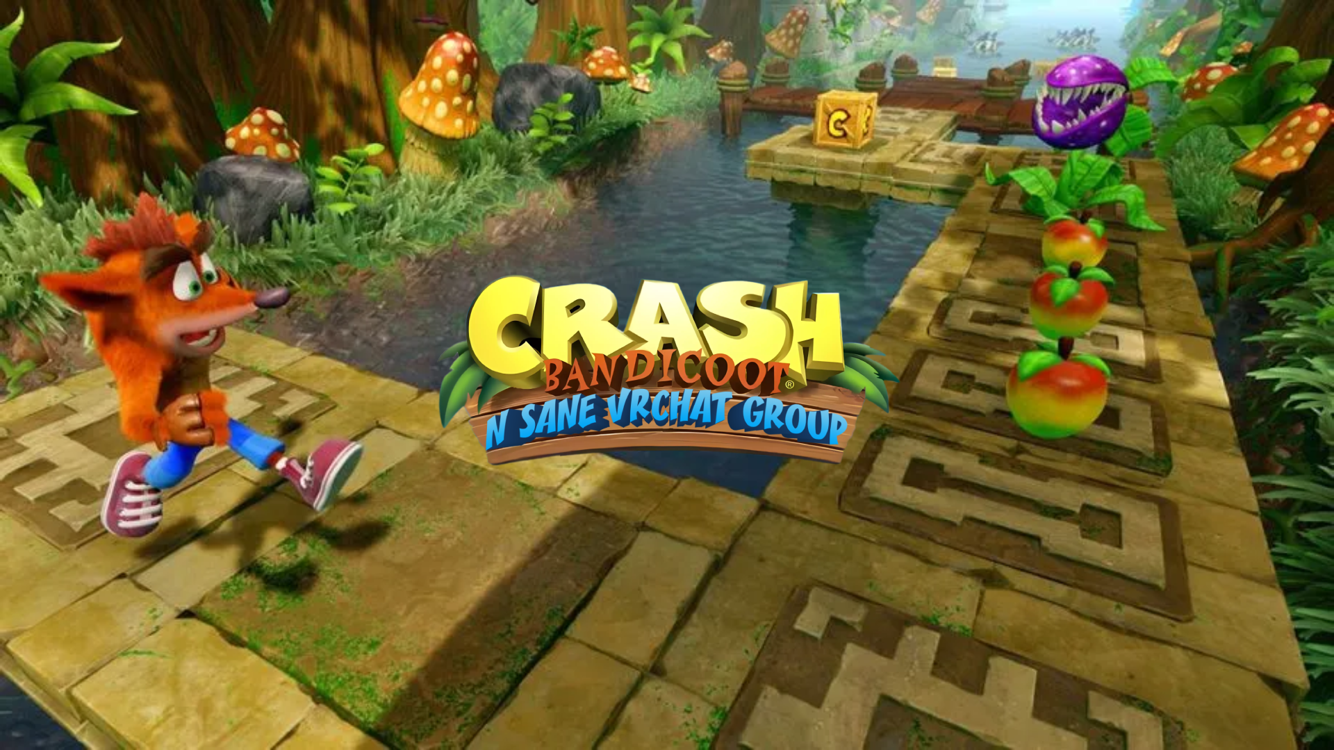 Crash Bandicoot N-Sane VRChat Groupのバナー