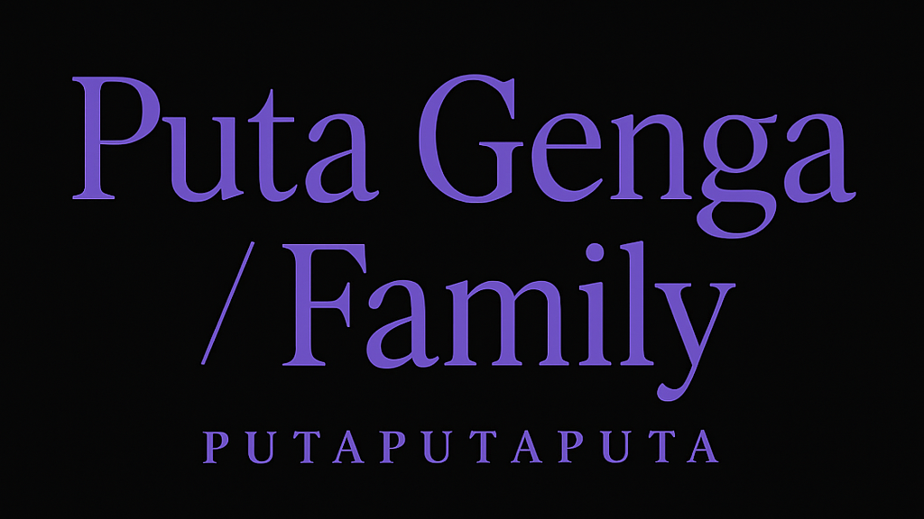 PUTA genga familyのバナー