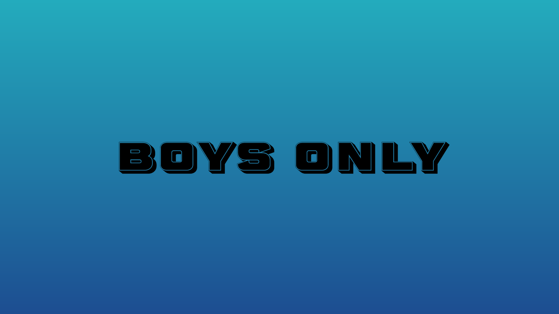 Boys onlyのバナー