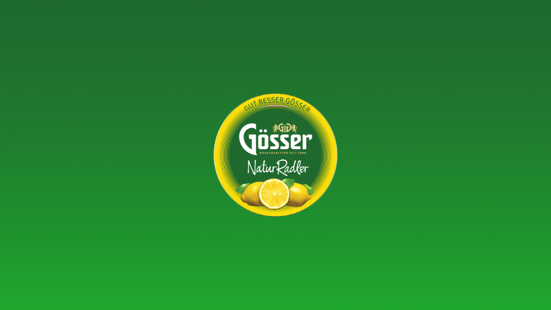 Gösser Radlerのバナー