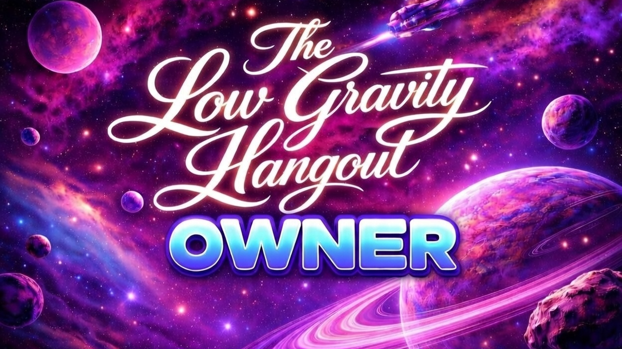 Low gravity hangout ownerのバナー