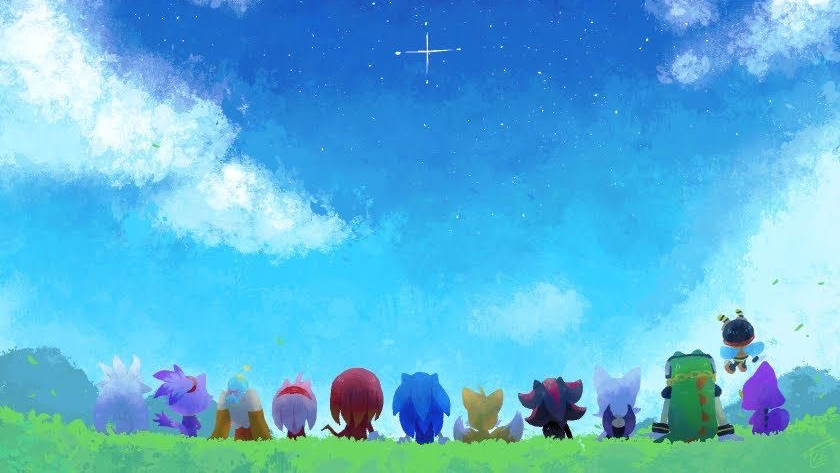 Sonic and friendsのバナー