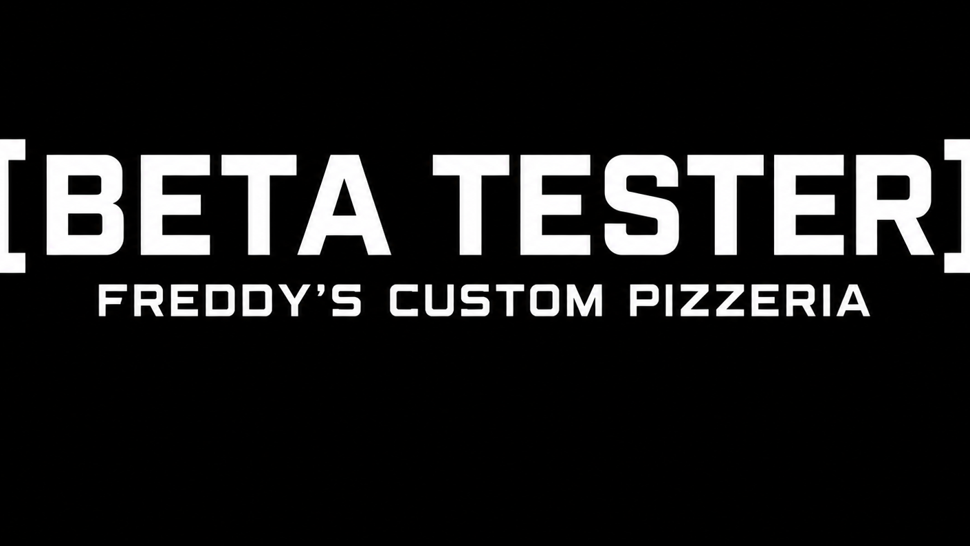 BETA TESTERのバナー