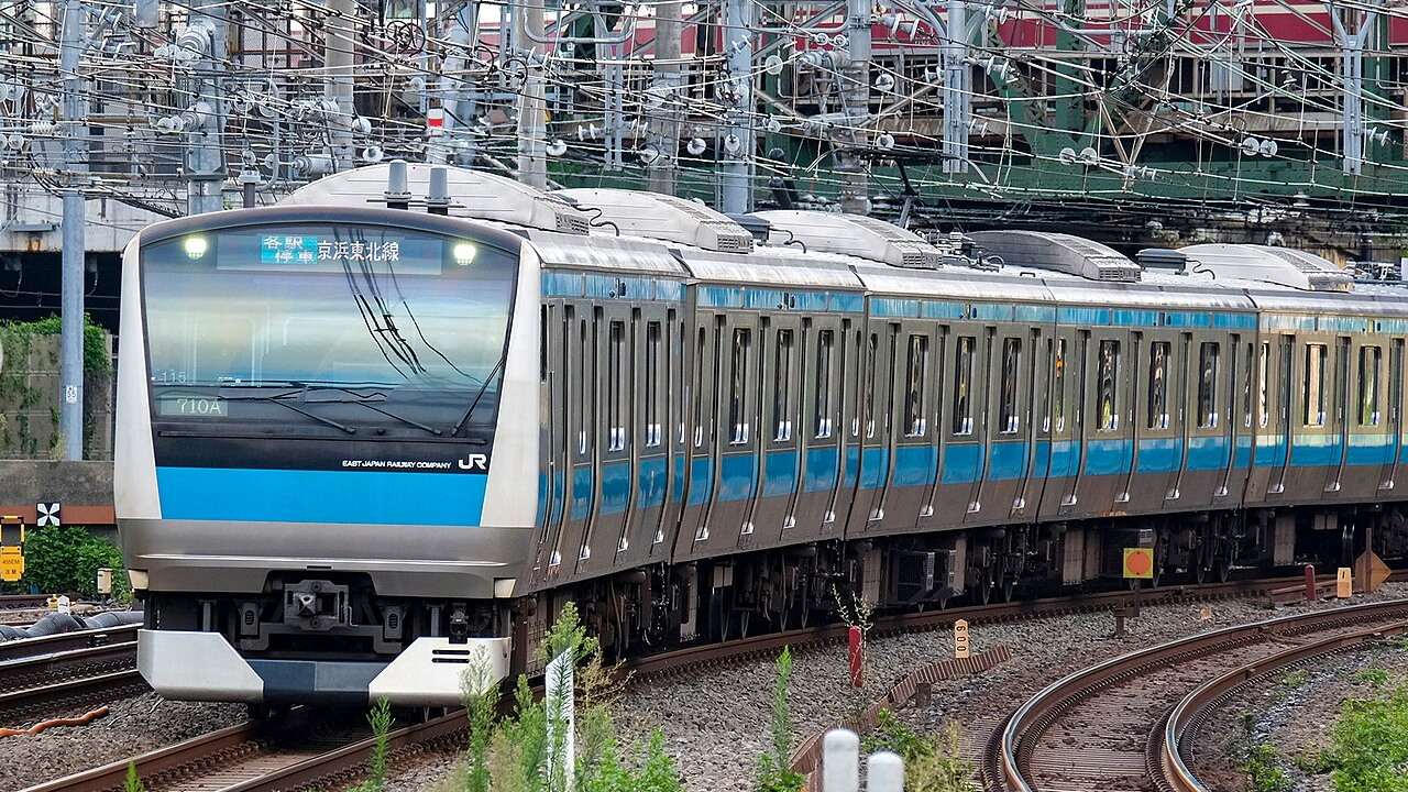 京浜東北線のバナー