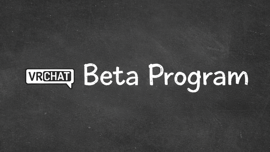 VRChat Beta Programのバナー