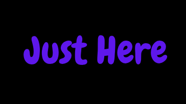 Just Here Ownerのバナー