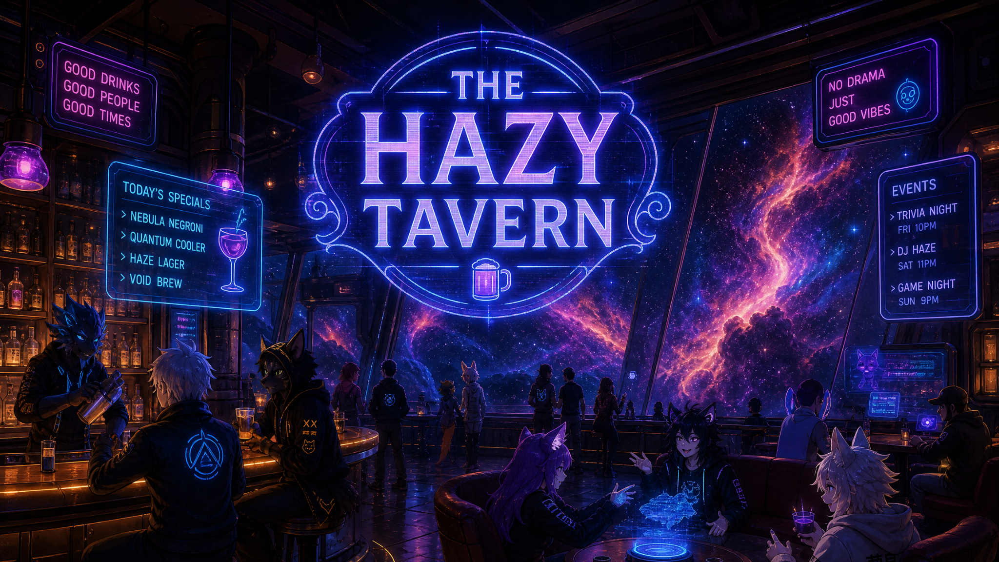 The Hazy Tavernのバナー