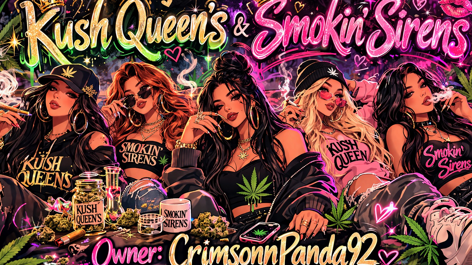 Kush Queen's and Smokin' Sirensのバナー