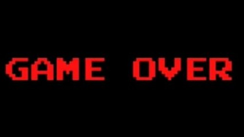 Game overのバナー