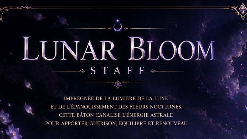 Lunar bloom STAFFのバナー