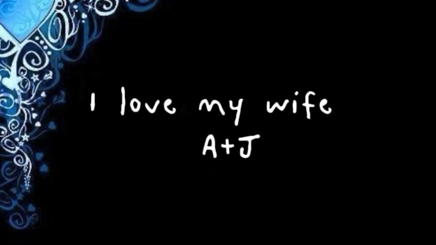 I love my wifeのバナー