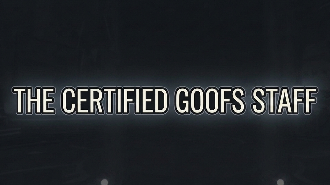 The certified goofs staffのバナー