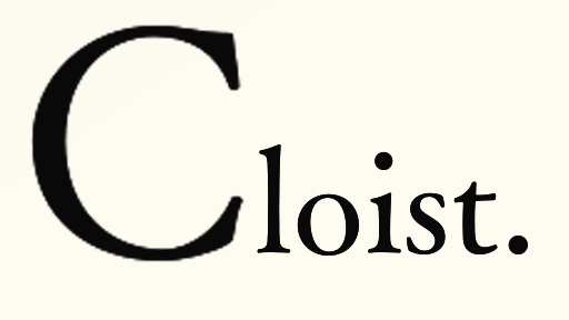 Cloistのバナー