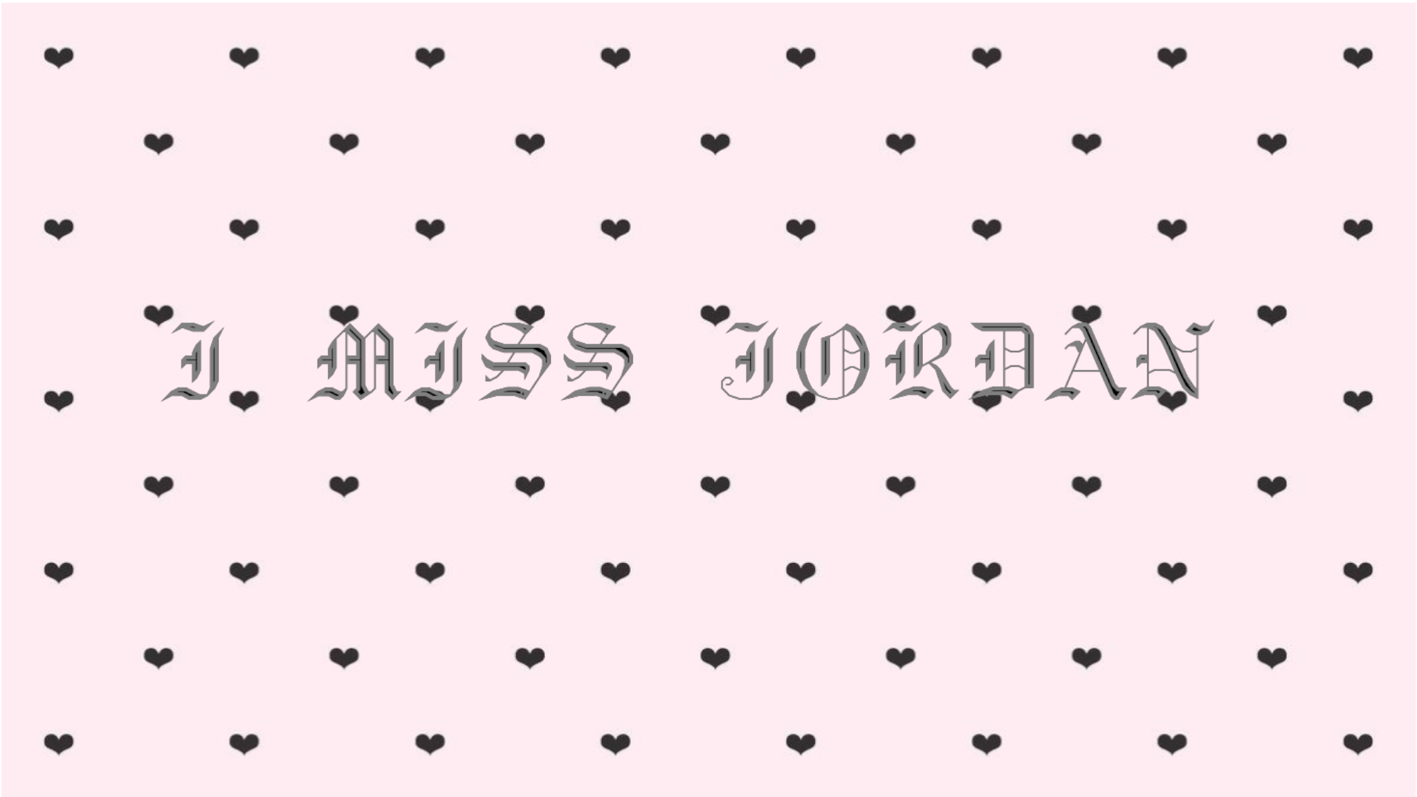 I Miss Jordanのバナー