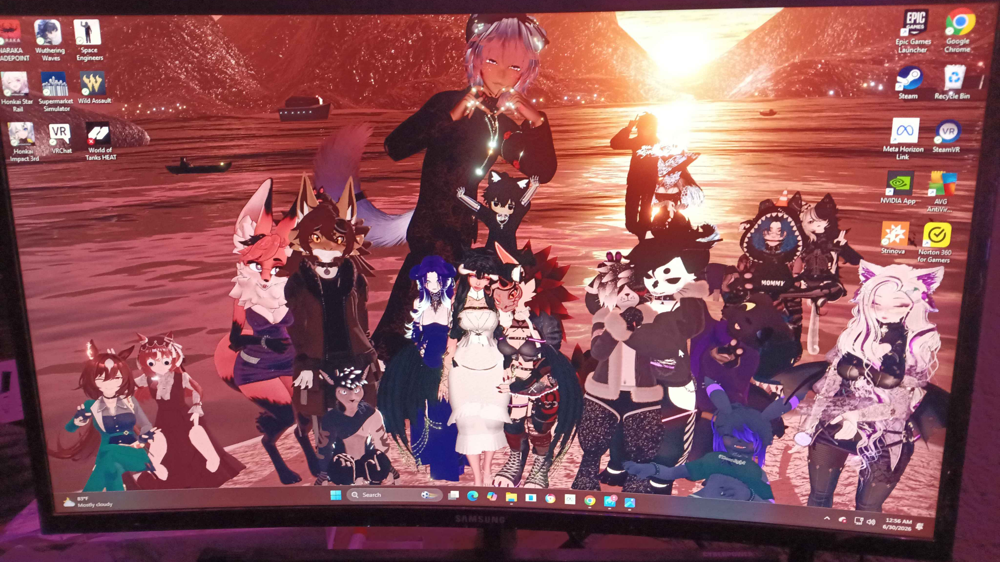 wolf family and pollyのバナー