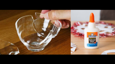 Broken glass and Elmer's Glueのバナー