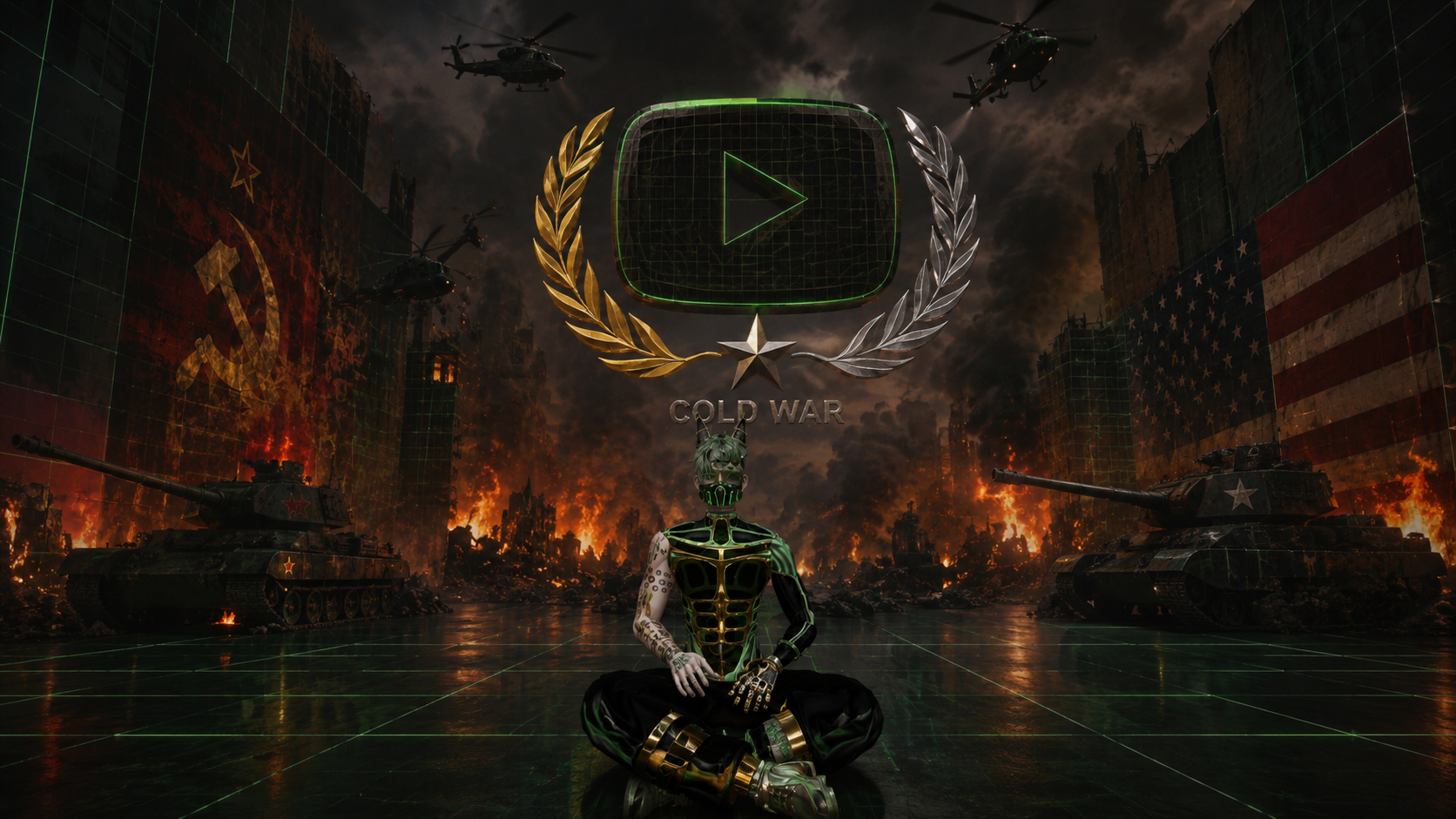 Green warのバナー