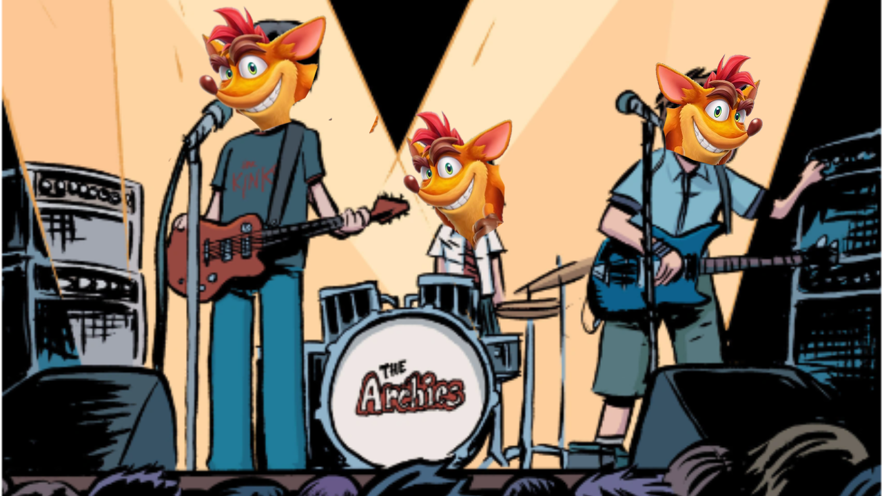 Crash and the Bandicootsのバナー