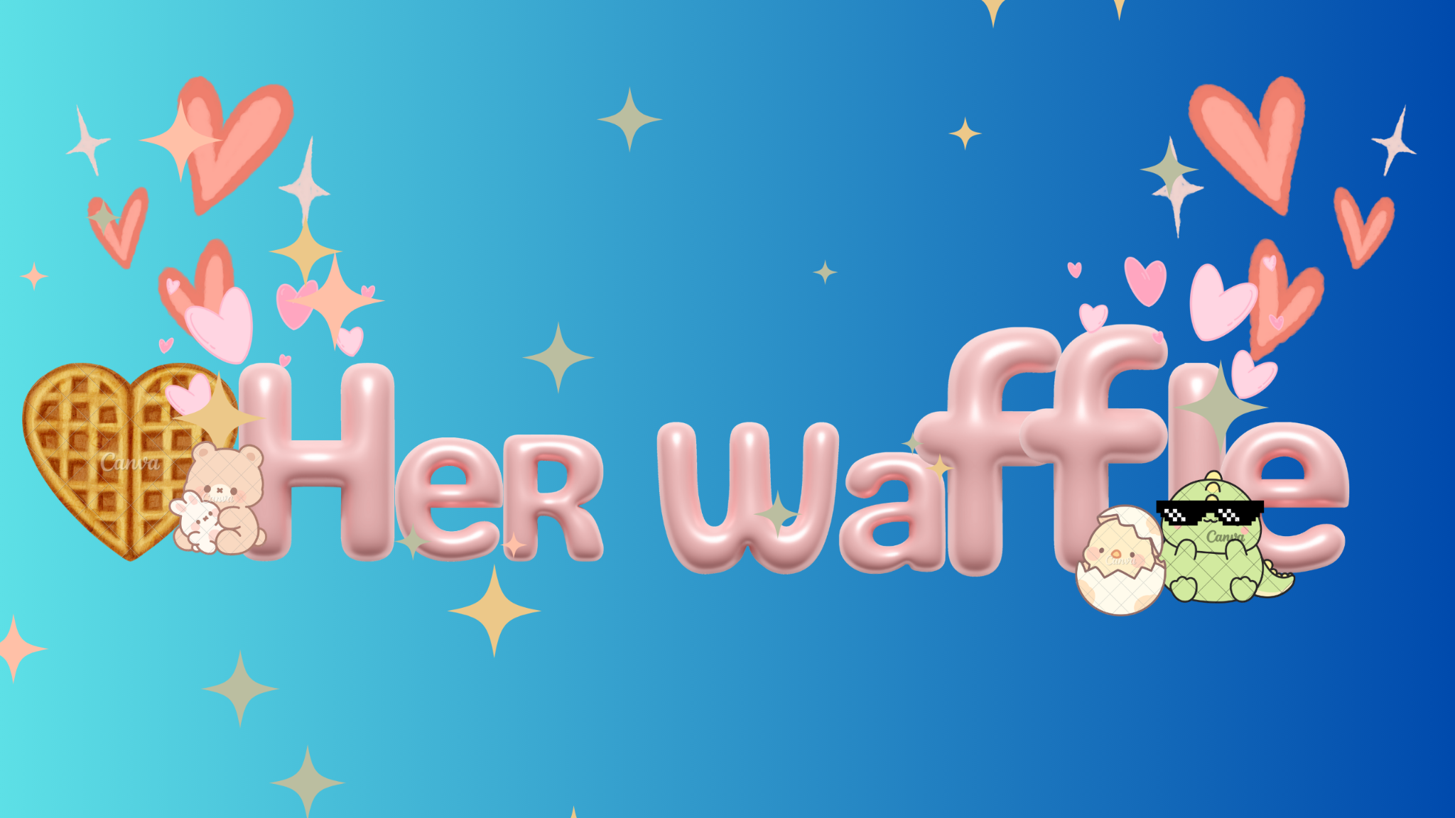 I'm her waffle