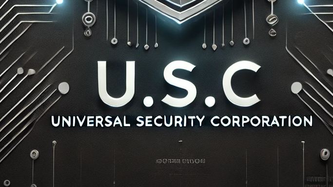 Universal Security Corperationのバナー