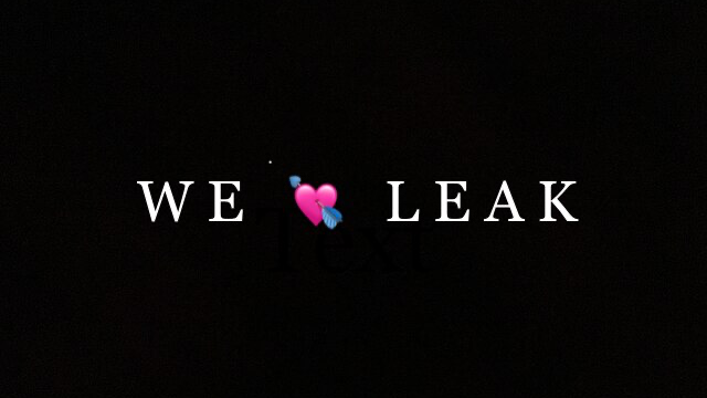 WE LUV LEAKのバナー