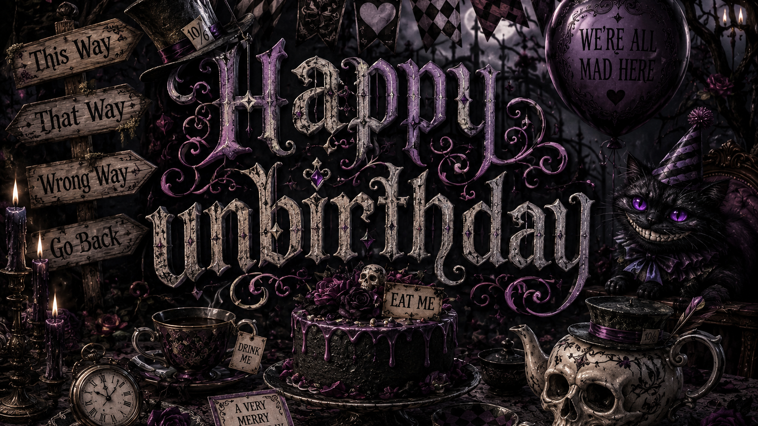 Happy Unbirthdayのバナー