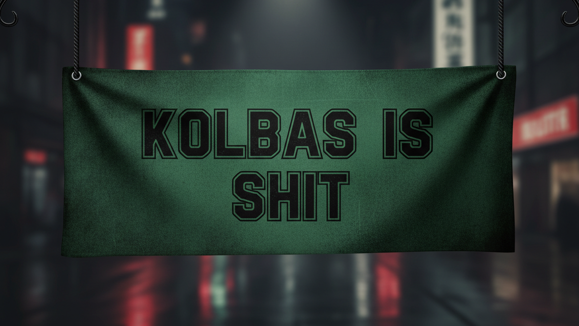 kolbas is shitのバナー