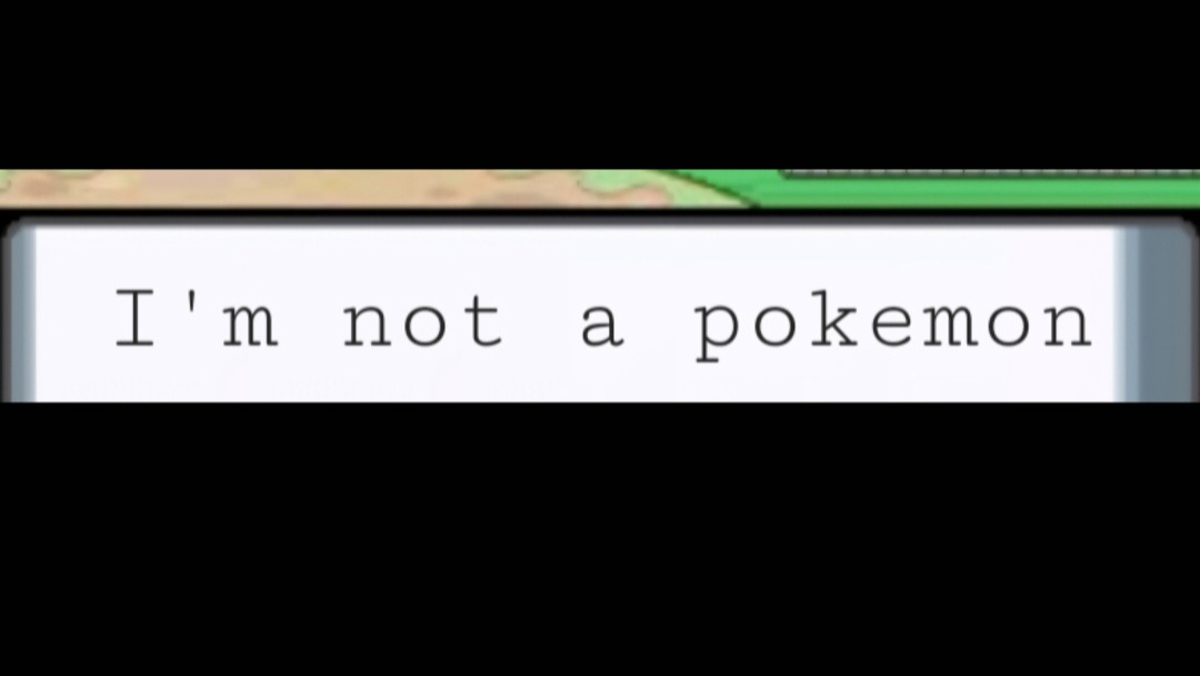 I'm Not a Pokemonのバナー