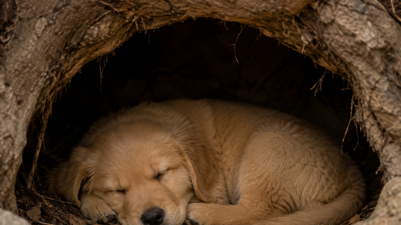 Sleepy pup denのバナー