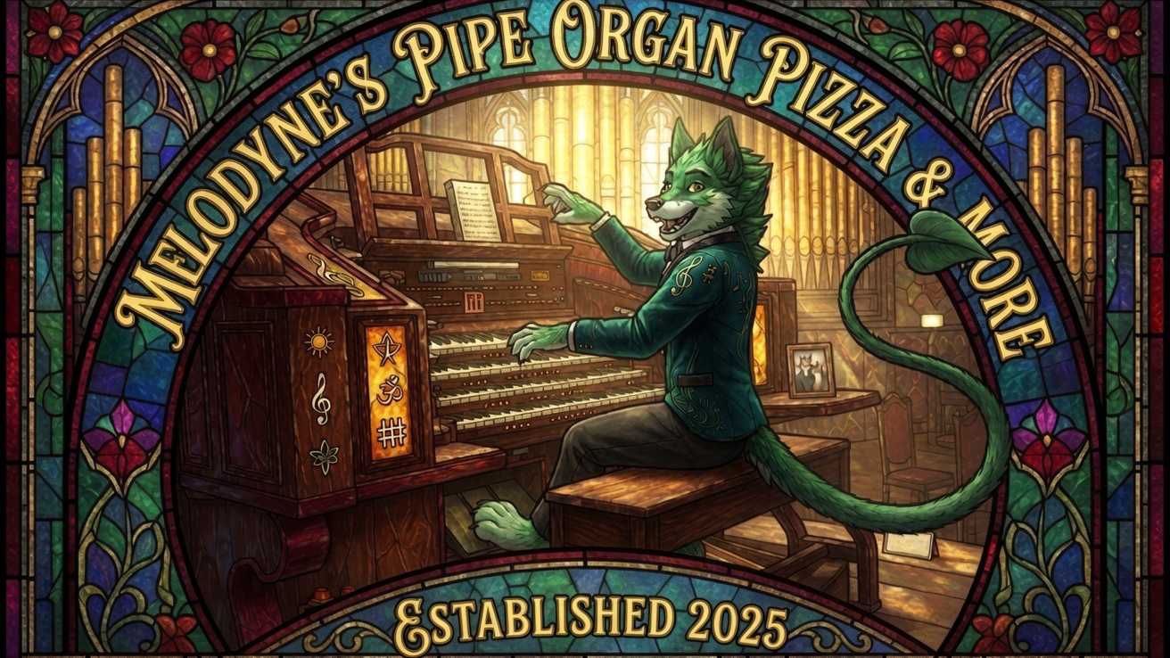 Melodynes Organ Pizza And Moreのバナー