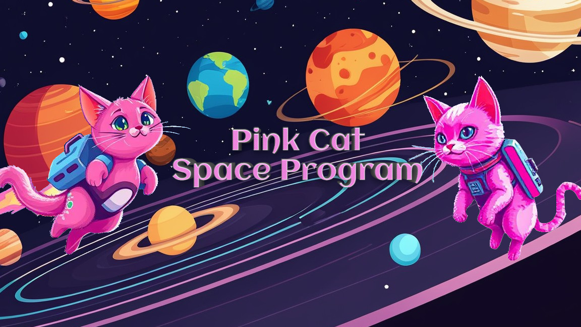 Pink Cat Space Programのバナー