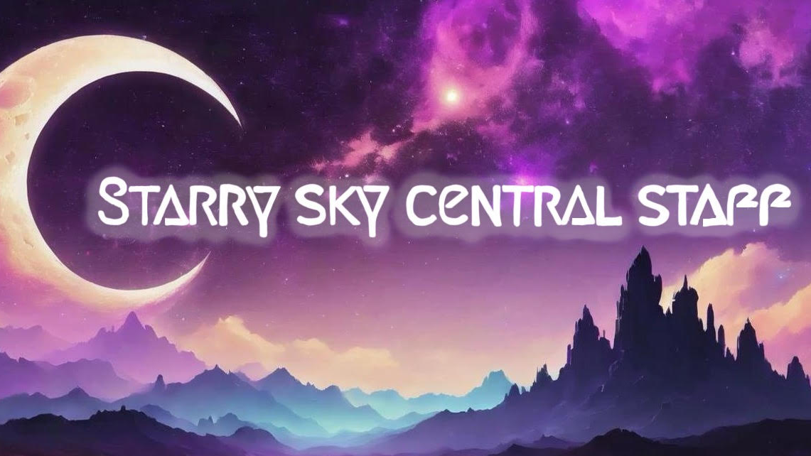 Starry sky central staff