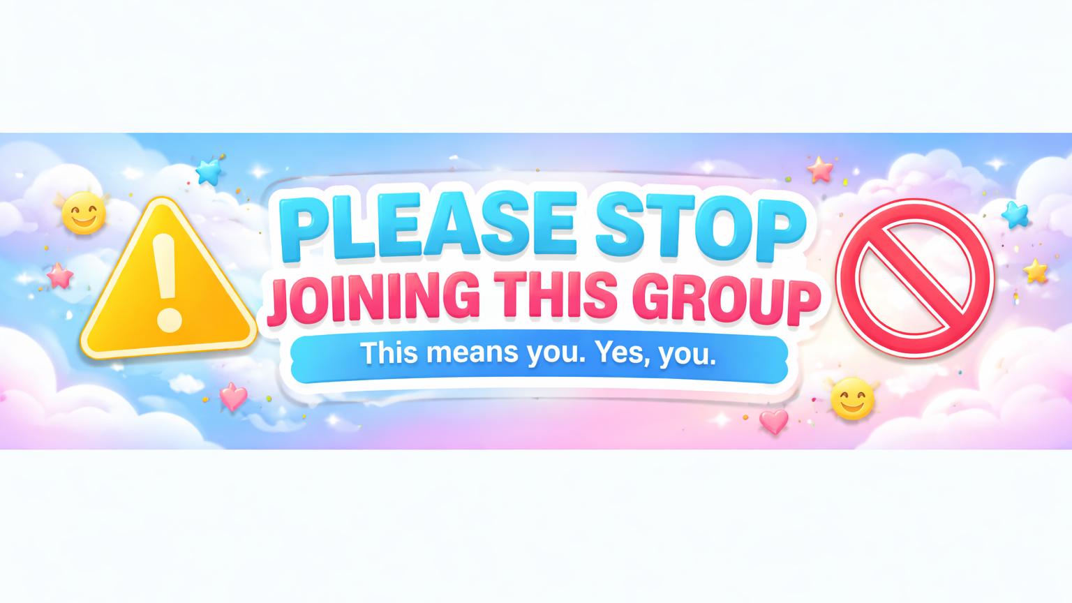 Please stop joining this group