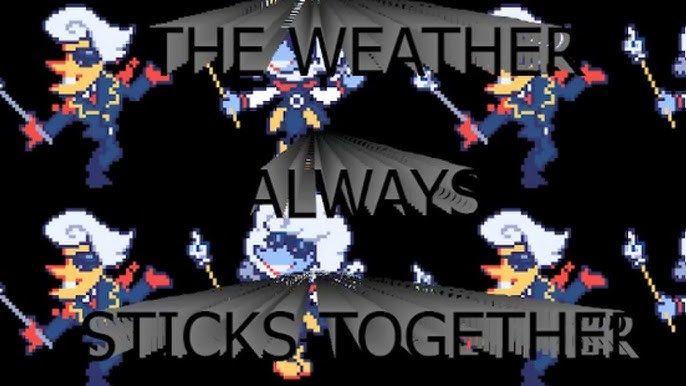 The weather always sticks together