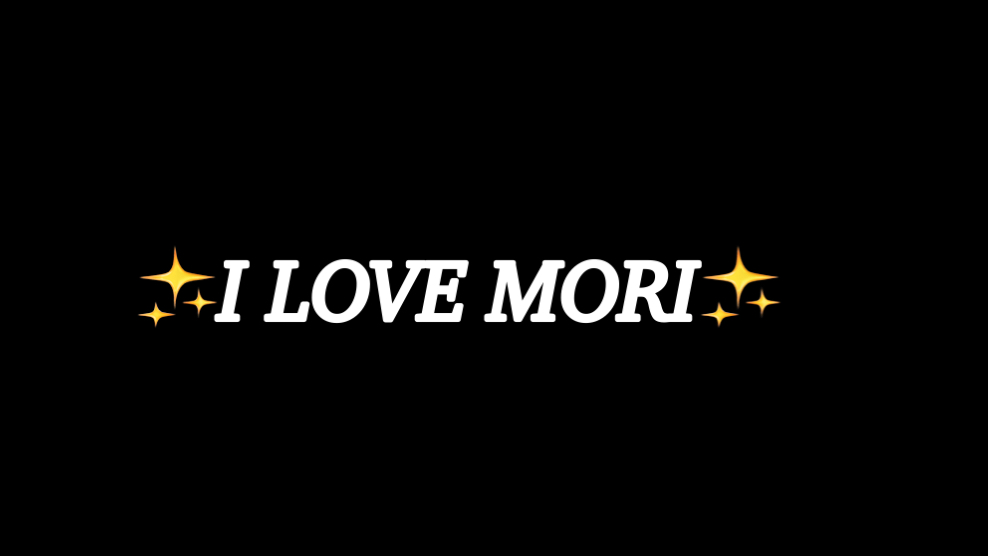 I LOVE ᴍᴏʀɪのバナー