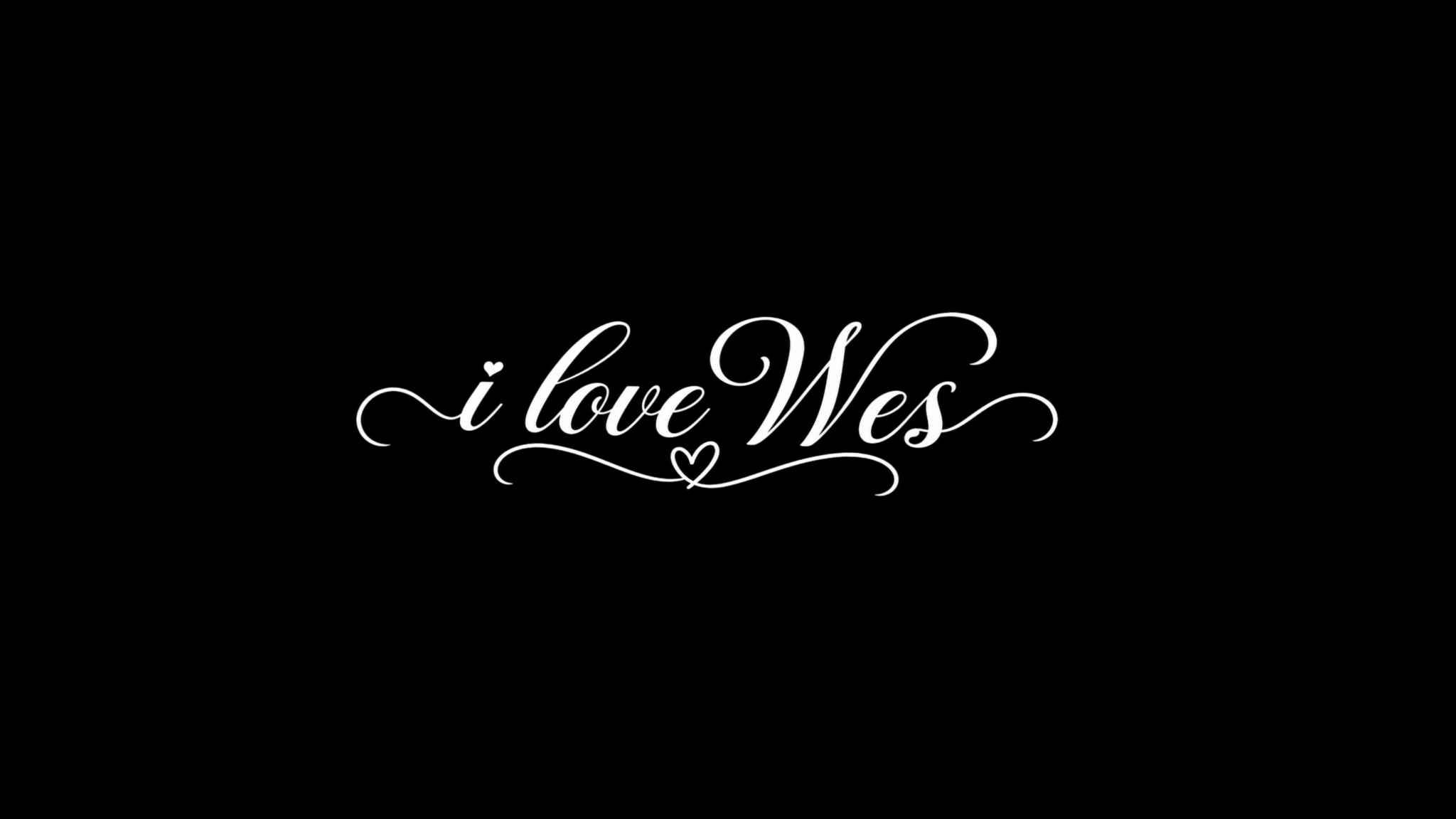 I love Wesのバナー