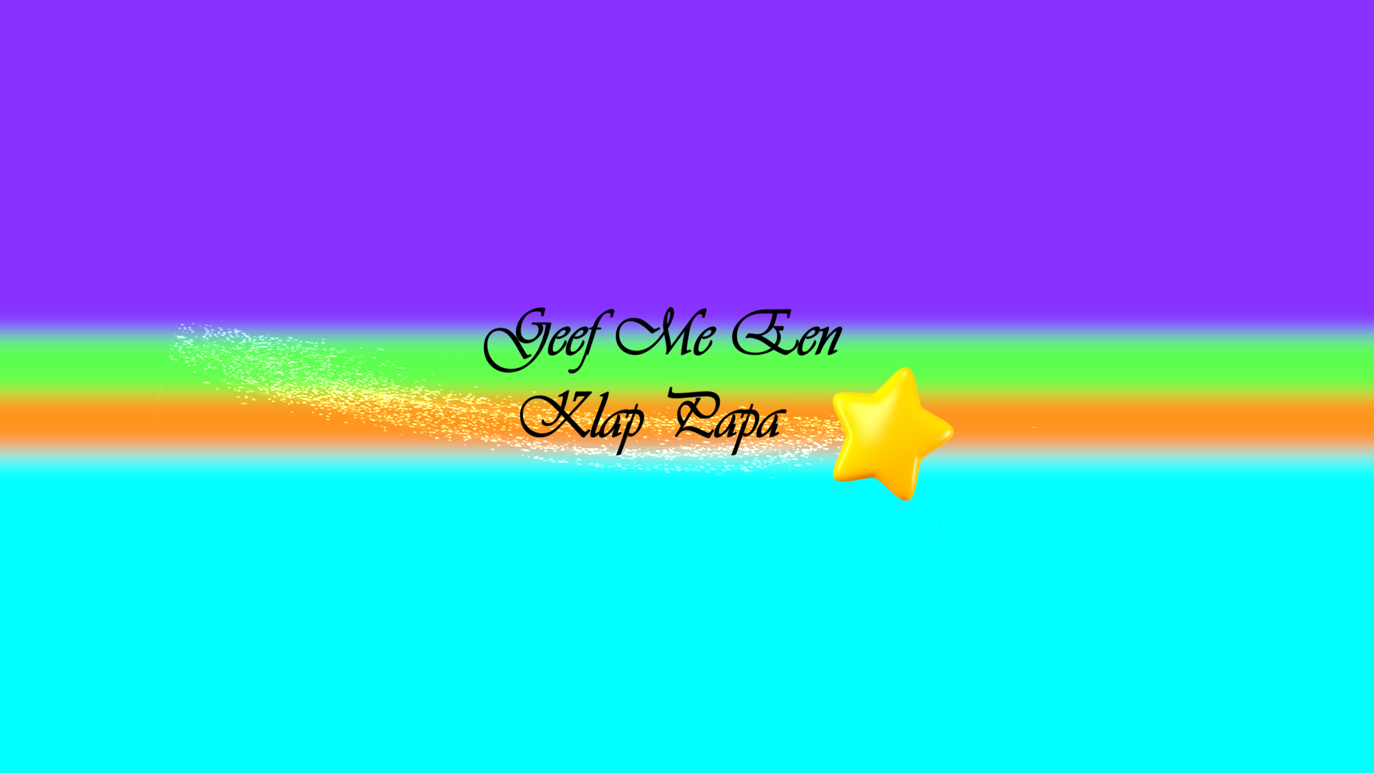 Geef Me En Klap Papaのバナー