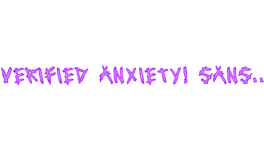Verified Anxiety Sansのバナー