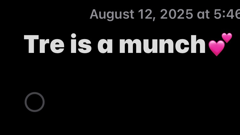 Tre is a munchのバナー