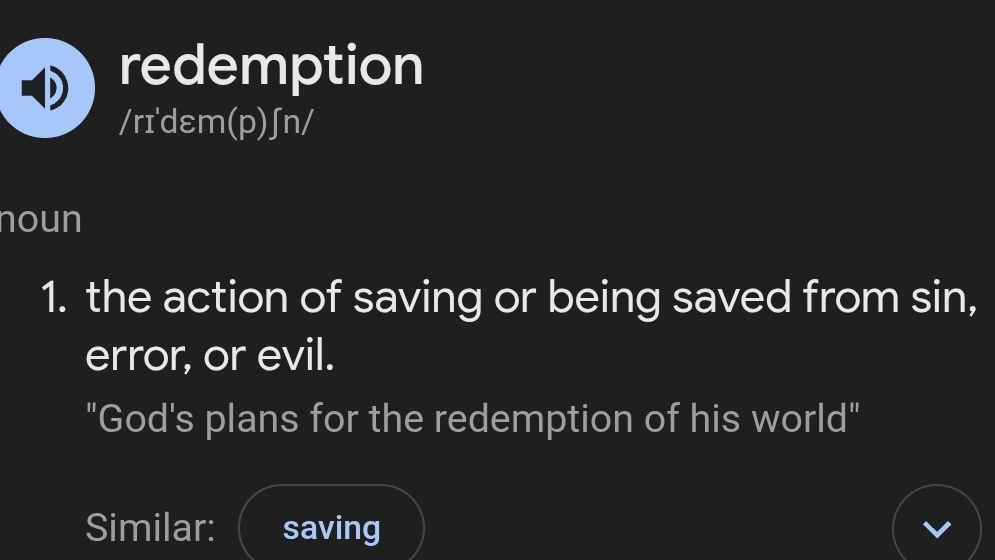 Redemptionのバナー