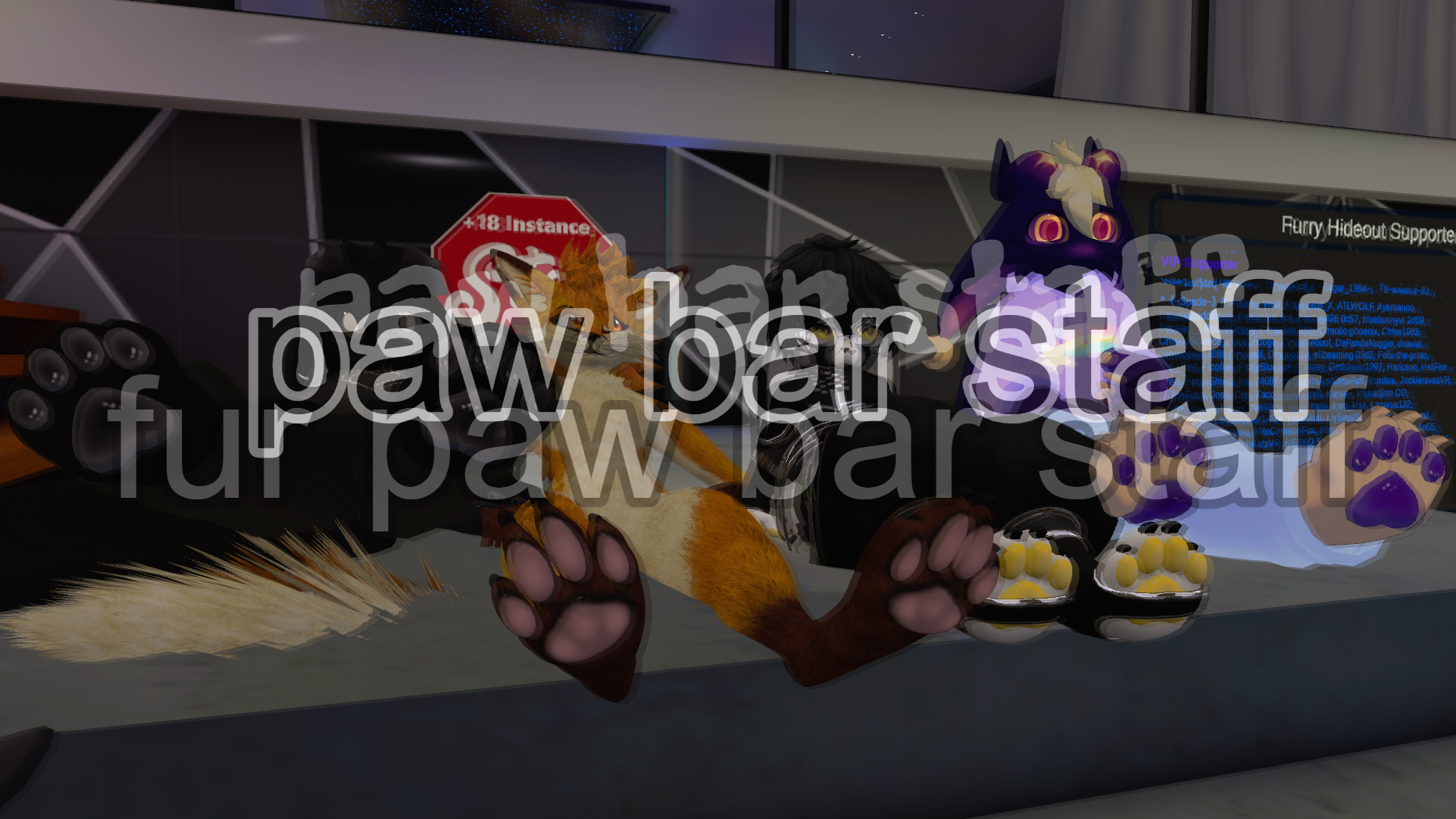 paw bar staffのバナー