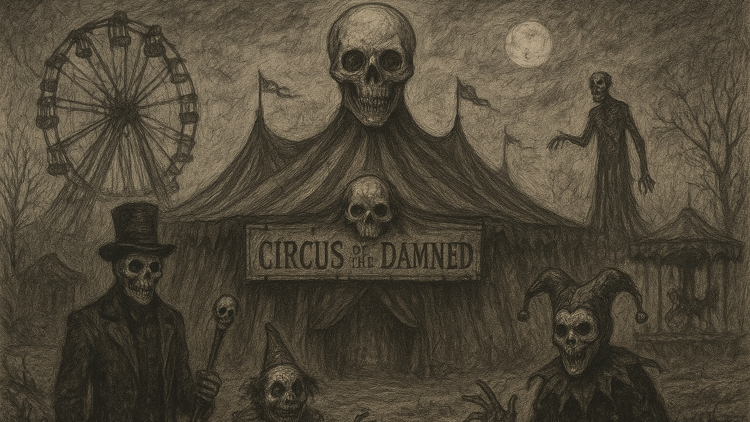 Circus of the damnedのバナー