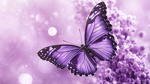 Lavender Butterfly