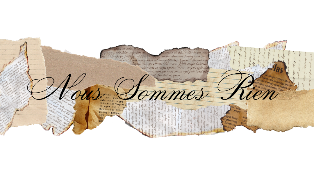 Nous sommes rien