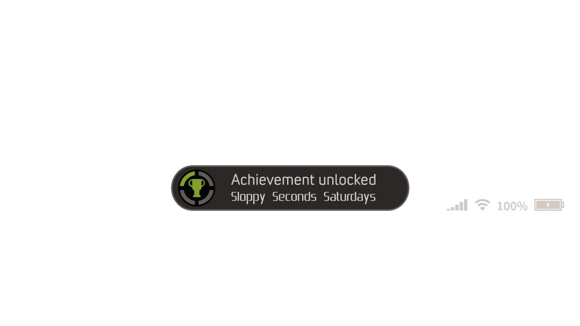 Sloppy Seconds Saturdayのバナー