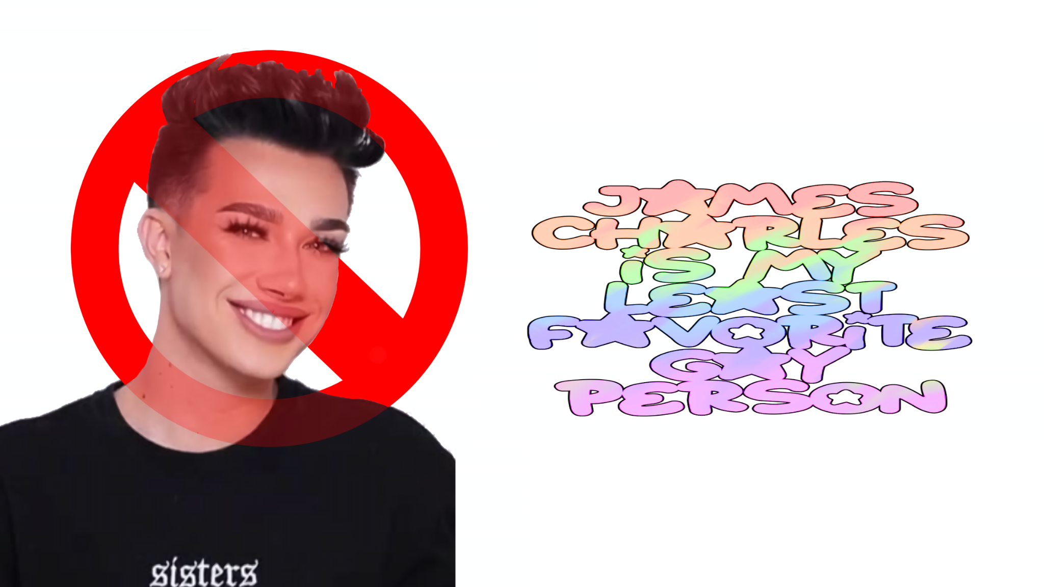 James Charles Hateのバナー