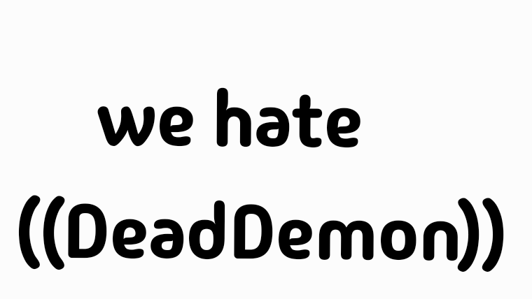 DeadDemon hate groupのバナー