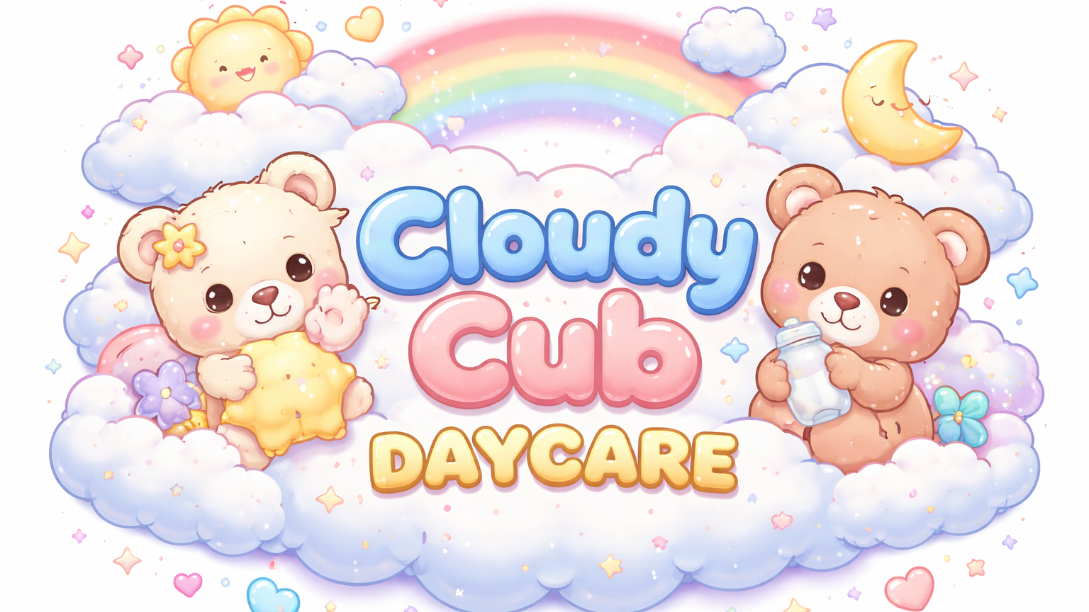 Cloudy Cub Daycareのバナー