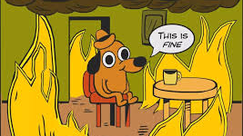Dumpster Fireのバナー
